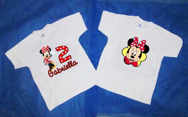 ♥ Camiseta Personalizada Minnie