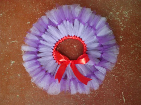 ♥ Fluffy - Tutu de Duas Cores Com Detalhes em Toda a Borda ♥